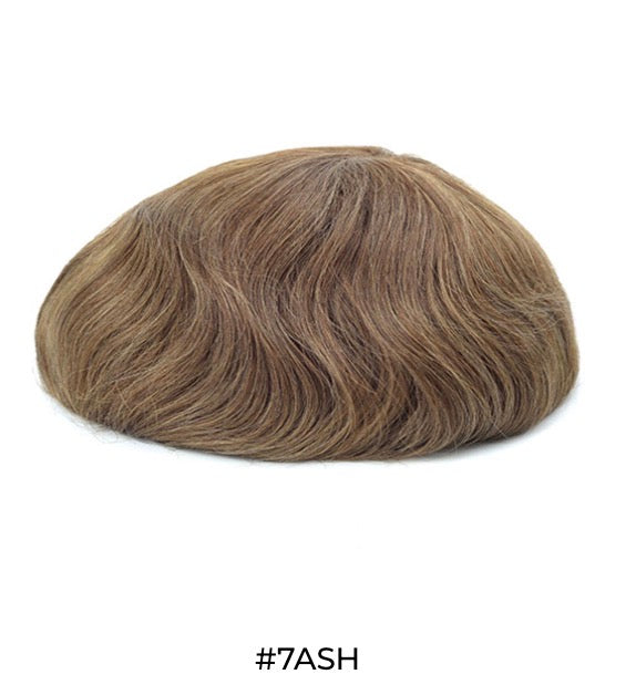 Men’s Toupee Transparent Poly Skin Hair 0.08 mm