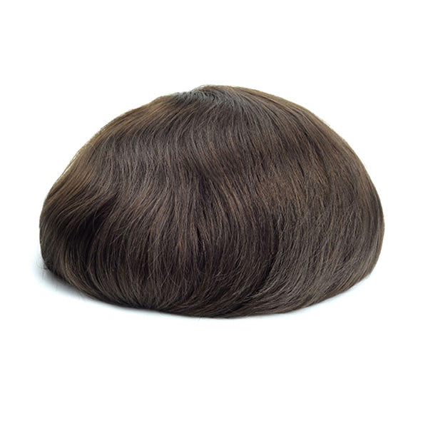 Men’s Toupee Transparent Poly Skin Hair 0.08 mm