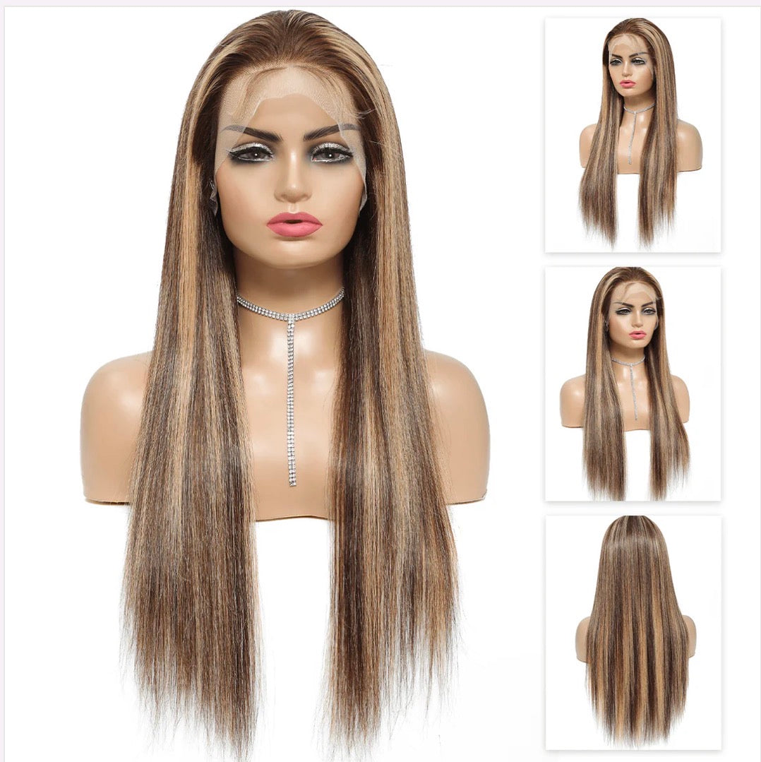 13x4 HD Lace Front Real Hair Wig #30