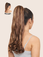 Melissa 26” (55cm-60cm) Curly Wraparound Ponytail