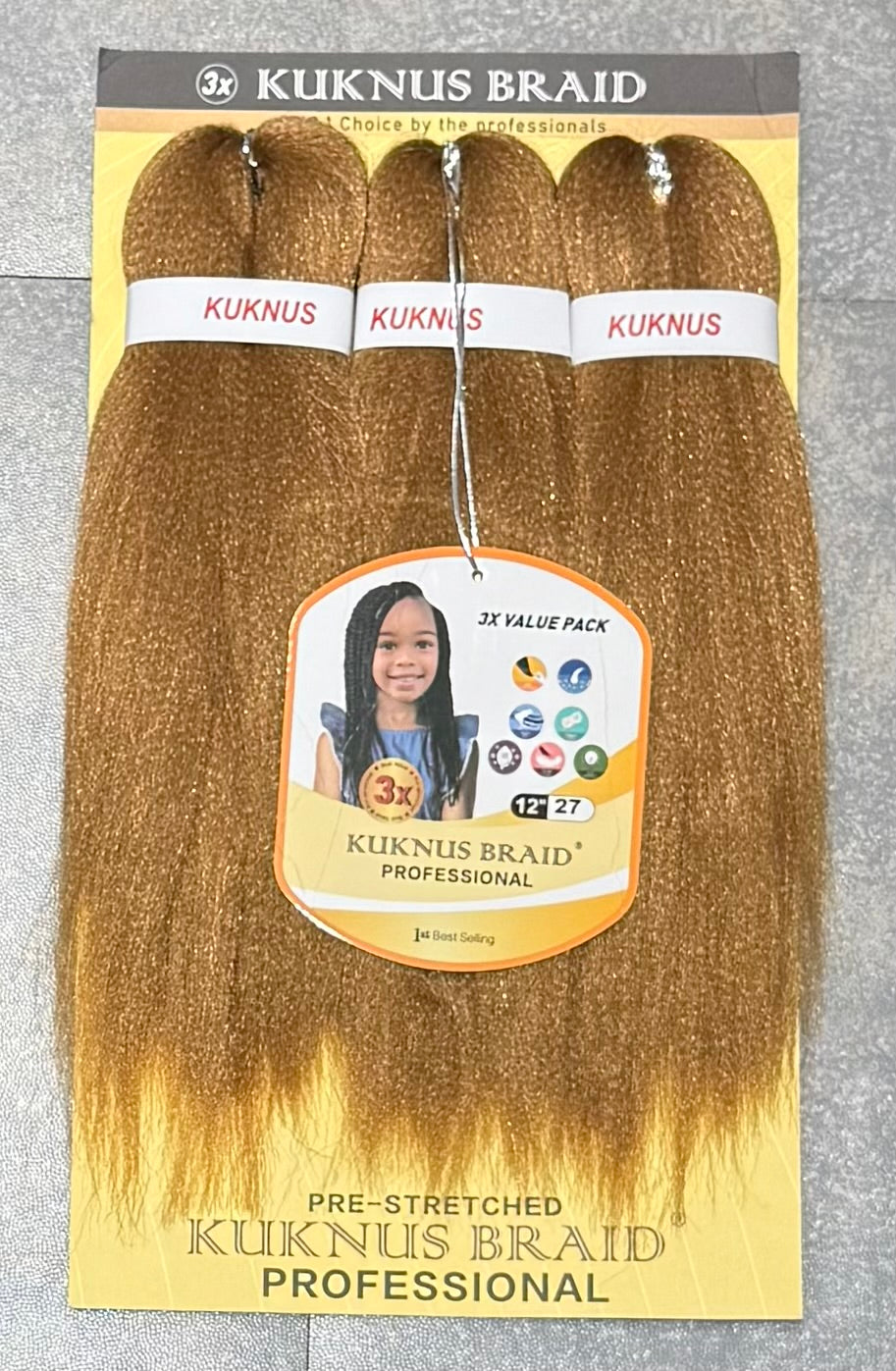 Ez Spetra 3x Synthetic Braids Anti-Itch Fibre For Braiding Hair 12"-16"