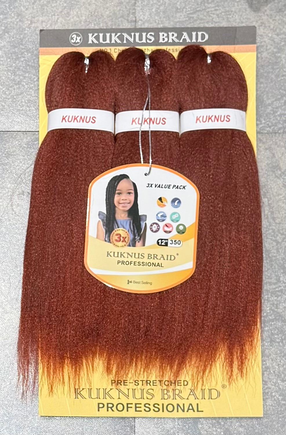 Ez Spetra 3x Synthetic Braids Anti-Itch Fibre For Braiding Hair 12"-16"