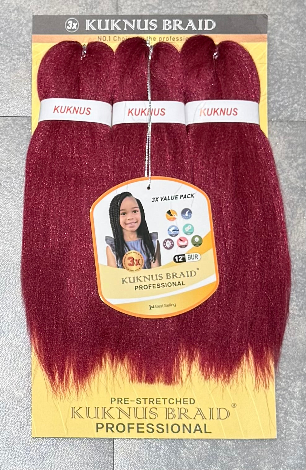 Ez Spetra 3x Synthetic Braids Anti-Itch Fibre For Braiding Hair 12"-16"