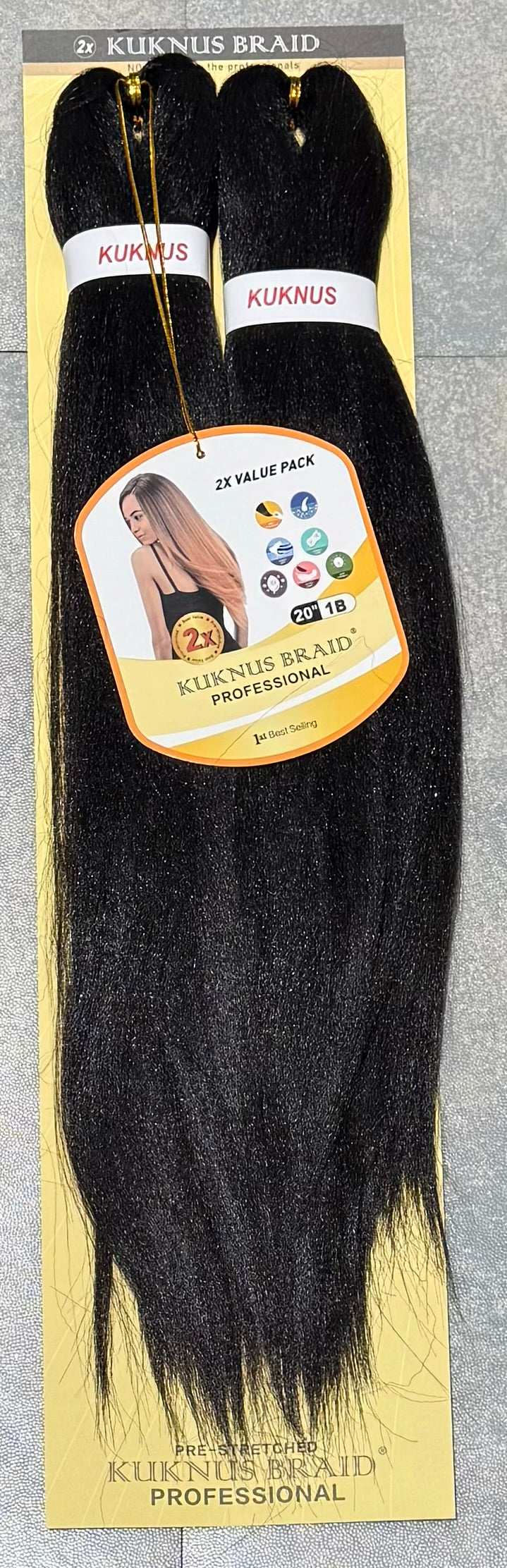 Ez Spetra 2x Synthetic Braids Anti-Itch Fibre For Braiding Hair 20"-26"