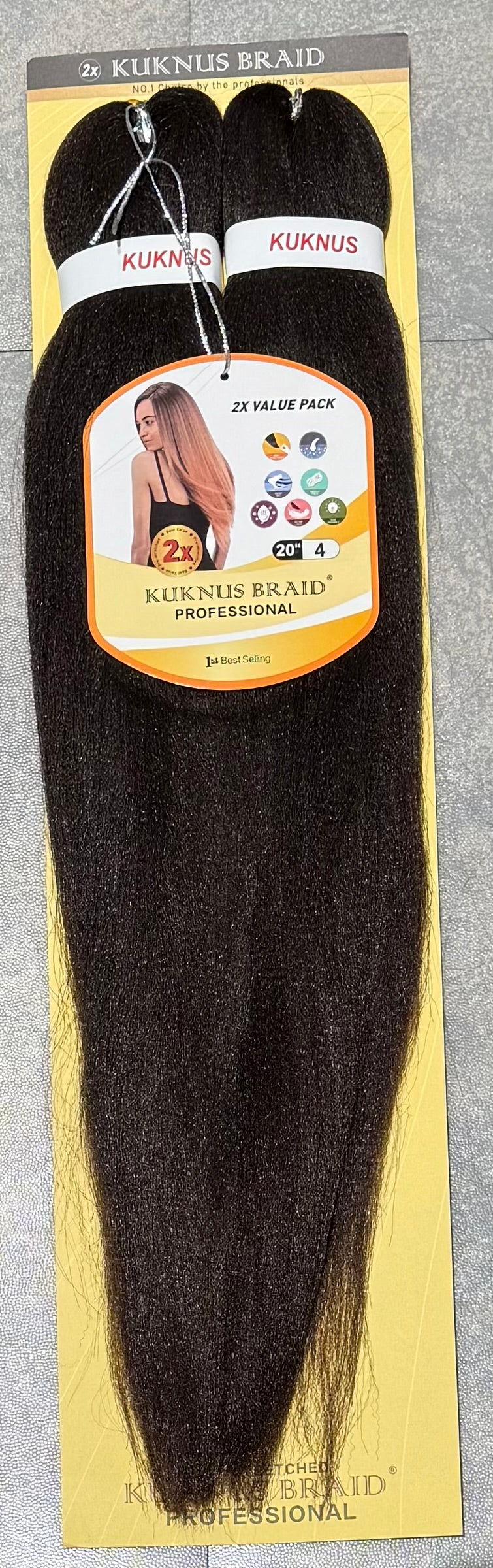Ez Spetra 2x Synthetic Braids Anti-Itch Fibre For Braiding Hair 20"-26"
