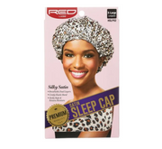 Satin Sleep Cap X-Large Leopard