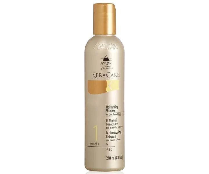 KeraCare Moisturizing Shampoo for Color Treated Hair – 8 fl oz (240 ml)