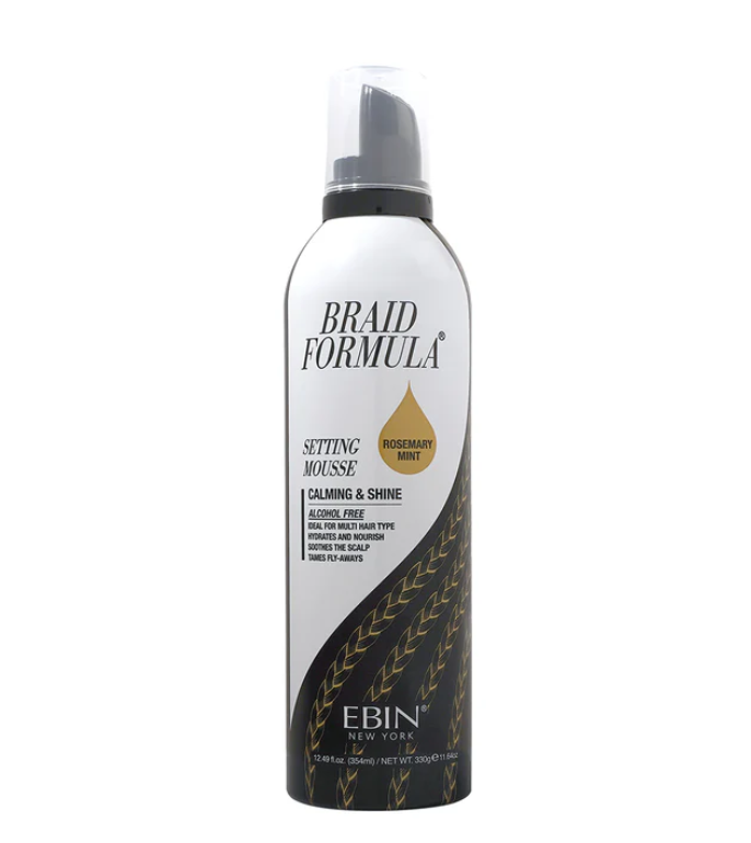 Braid Formula Setting Mousse Rosemary Mint