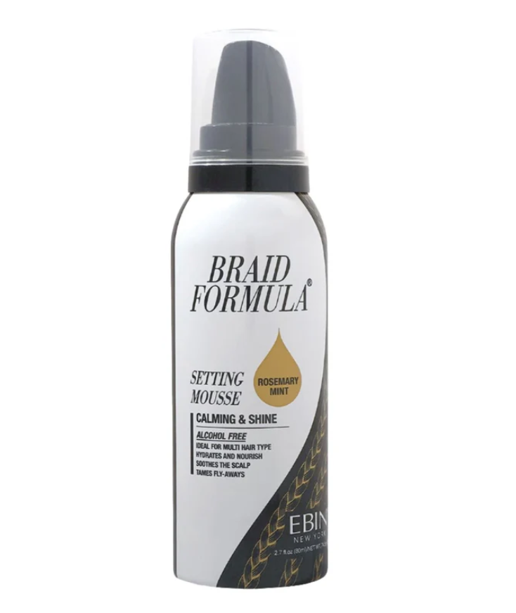 Braid Formula Setting Mousse Rosemary Mint