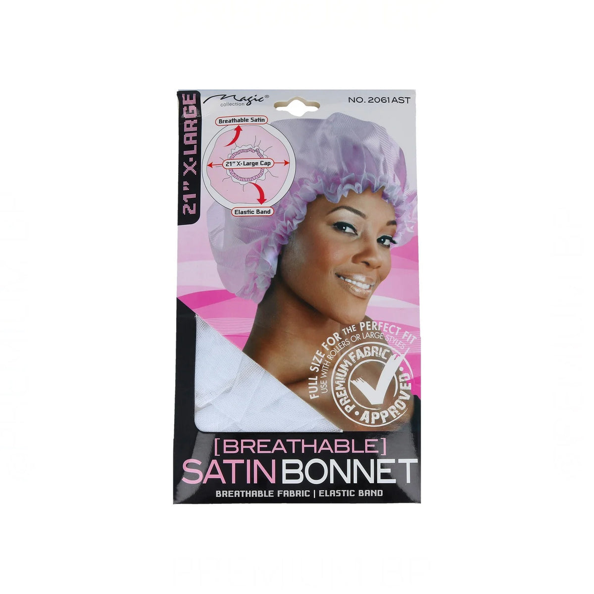 Breathable Satin Bonnet – 21" X-Large