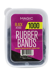 Rubber Bands Black – 1000 Pieces