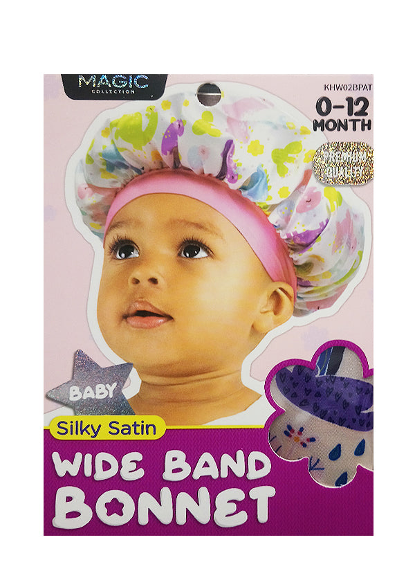 Baby Silky Satin Wide Band Bonnet – Pattern