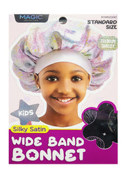 Kids Silky Satin Wide Band Bonnet – Pattern