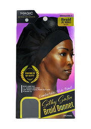 Silky Satin Braid Bonnet – Jumbo