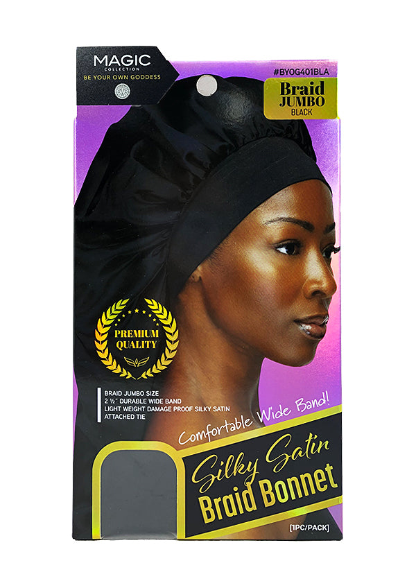 Silky Satin Braid Bonnet – Jumbo