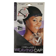 Adjustable Deluxe Weaving Cap – Black
