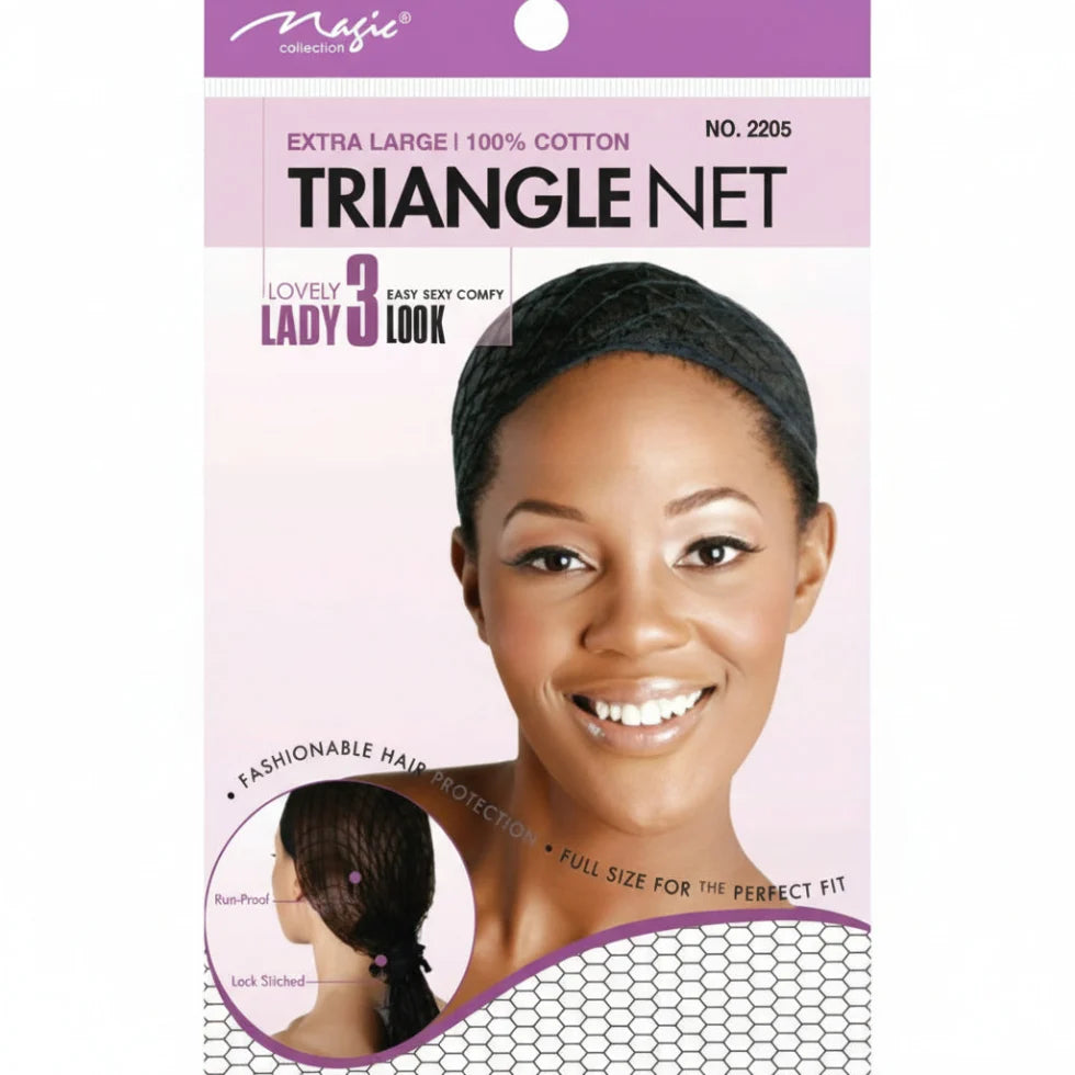 Triangle Net 100% Cotton – Extra Large – Black