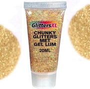 Chunky Glitter Gel – Gold 20ml