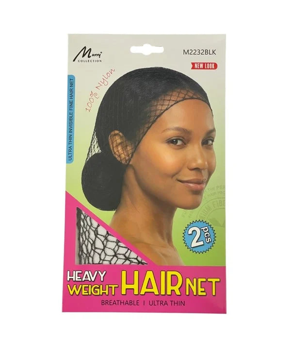 Heavy Weight Hair Net – Black – 2 Pack