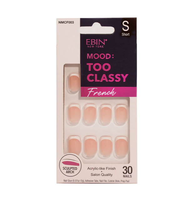 EBIN New York Mood Too Classy French Press-On Nails