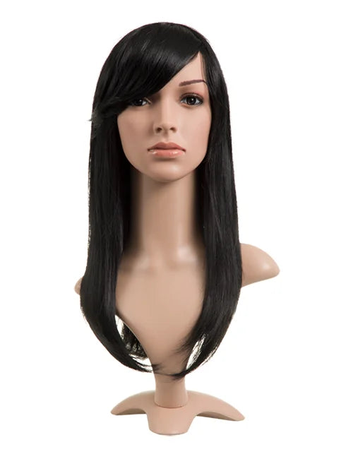 Natalie Sleek Straight Side-Bang Wig