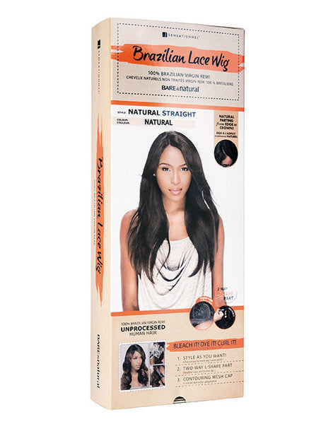 Natural Straight Brazilian Hair - 21" Wig