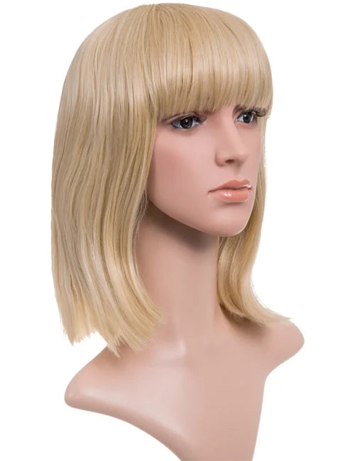 Nicole Shoulder-Length Fringe Bob Full Head Wig