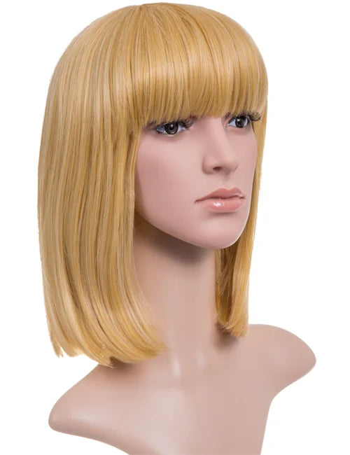 Nicole Shoulder-Length Fringe Bob Full Head Wig