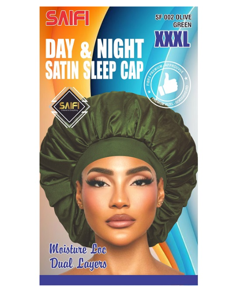 SAIFI Day & Night Satin Sleep Cap XXL