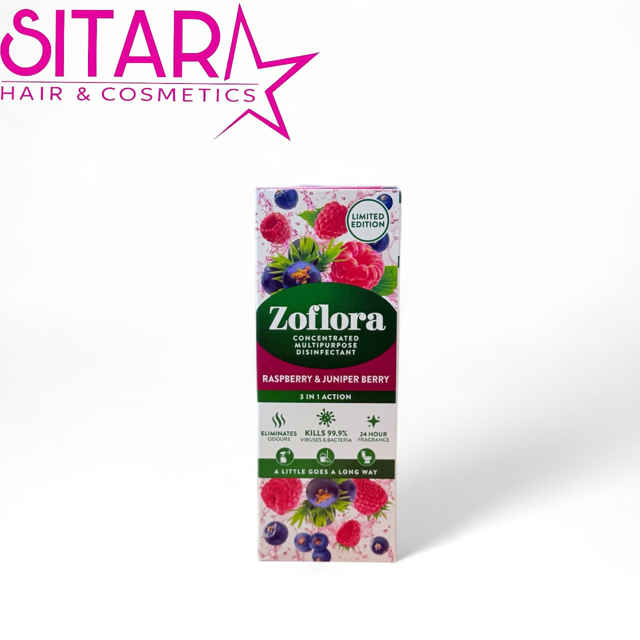 Zoflora Concentrated Disinfectant Raspberry & Juniper Berry 120ml