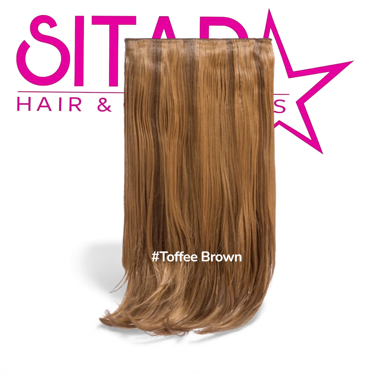 One Piece Straight Clip In Extension Heat Resistance Synthetic Hair