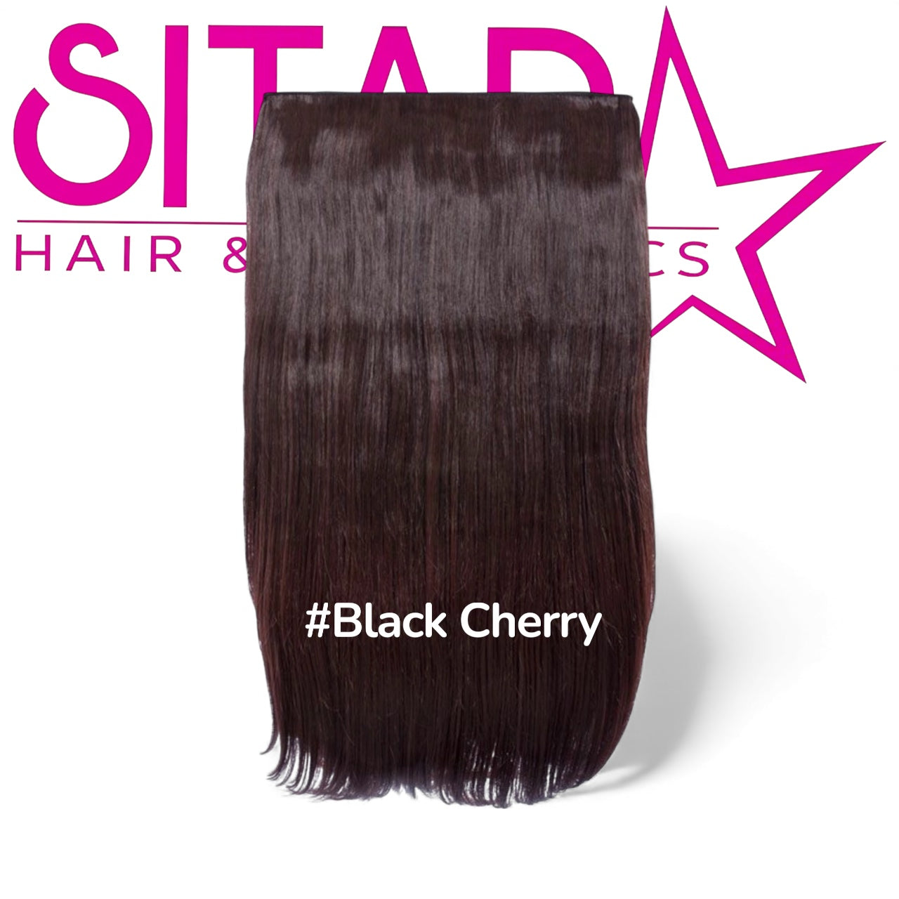 One Piece Straight Clip In Extension Heat Resistance Synthetic Hair