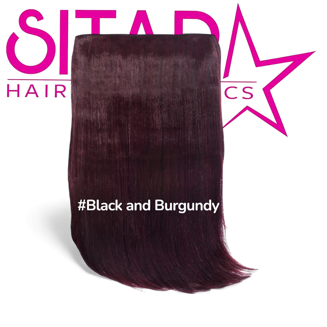 One Piece Straight Clip In Extension Heat Resistance Synthetic Hair