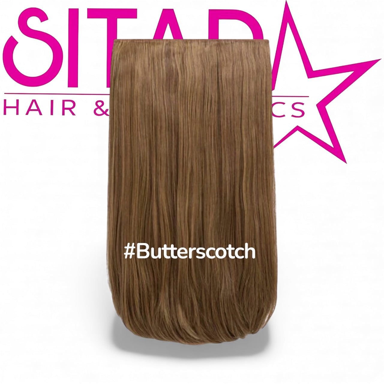 One Piece Straight Clip In Extension Heat Resistance Synthetic Hair