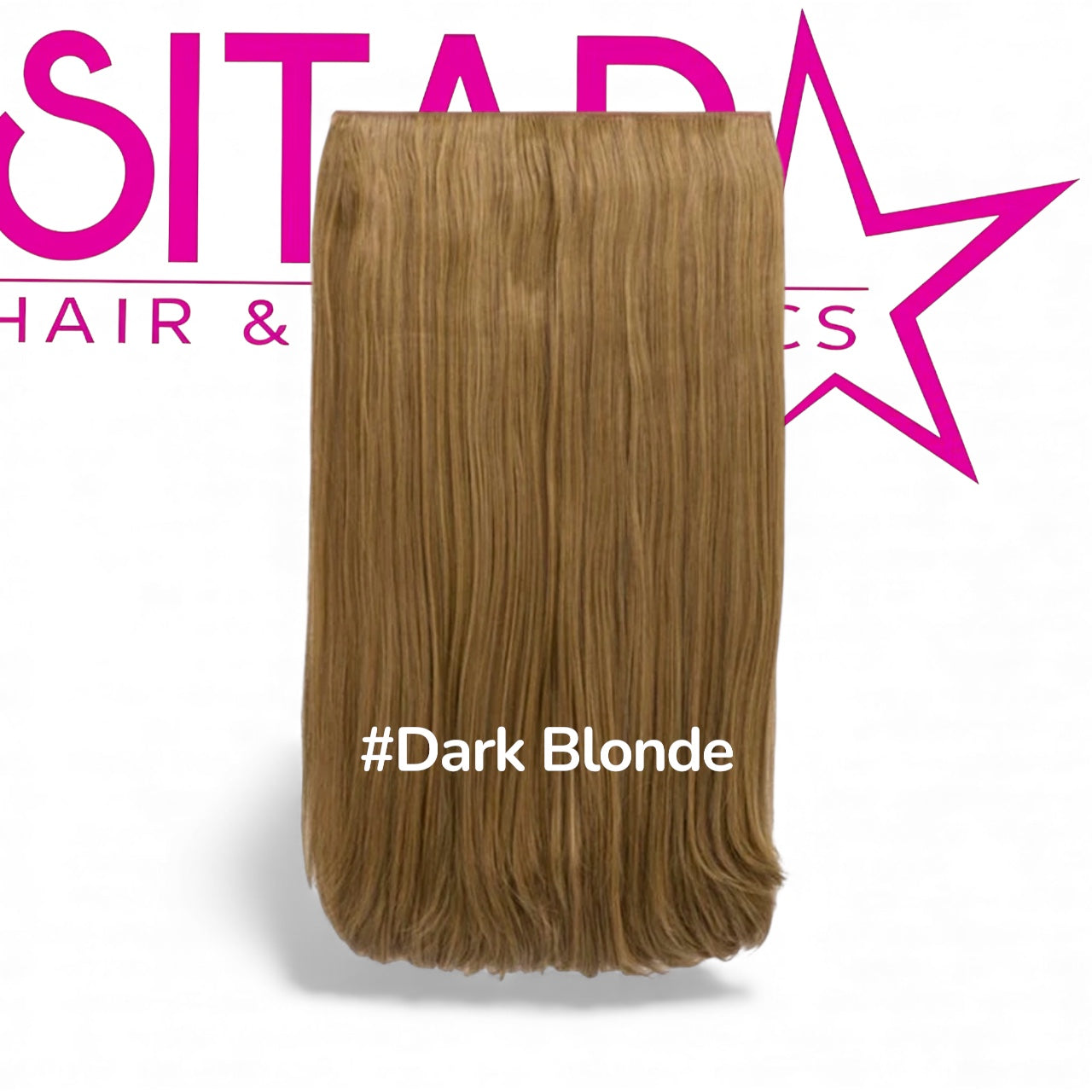 One Piece Straight Clip In Extension Heat Resistance Synthetic Hair