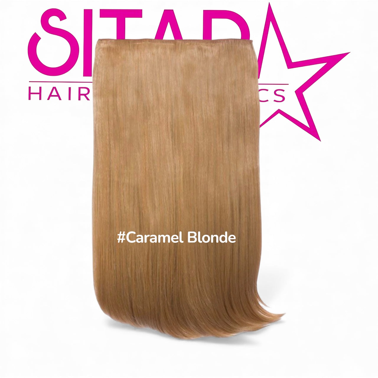 One Piece Straight Clip In Extension Heat Resistance Synthetic Hair