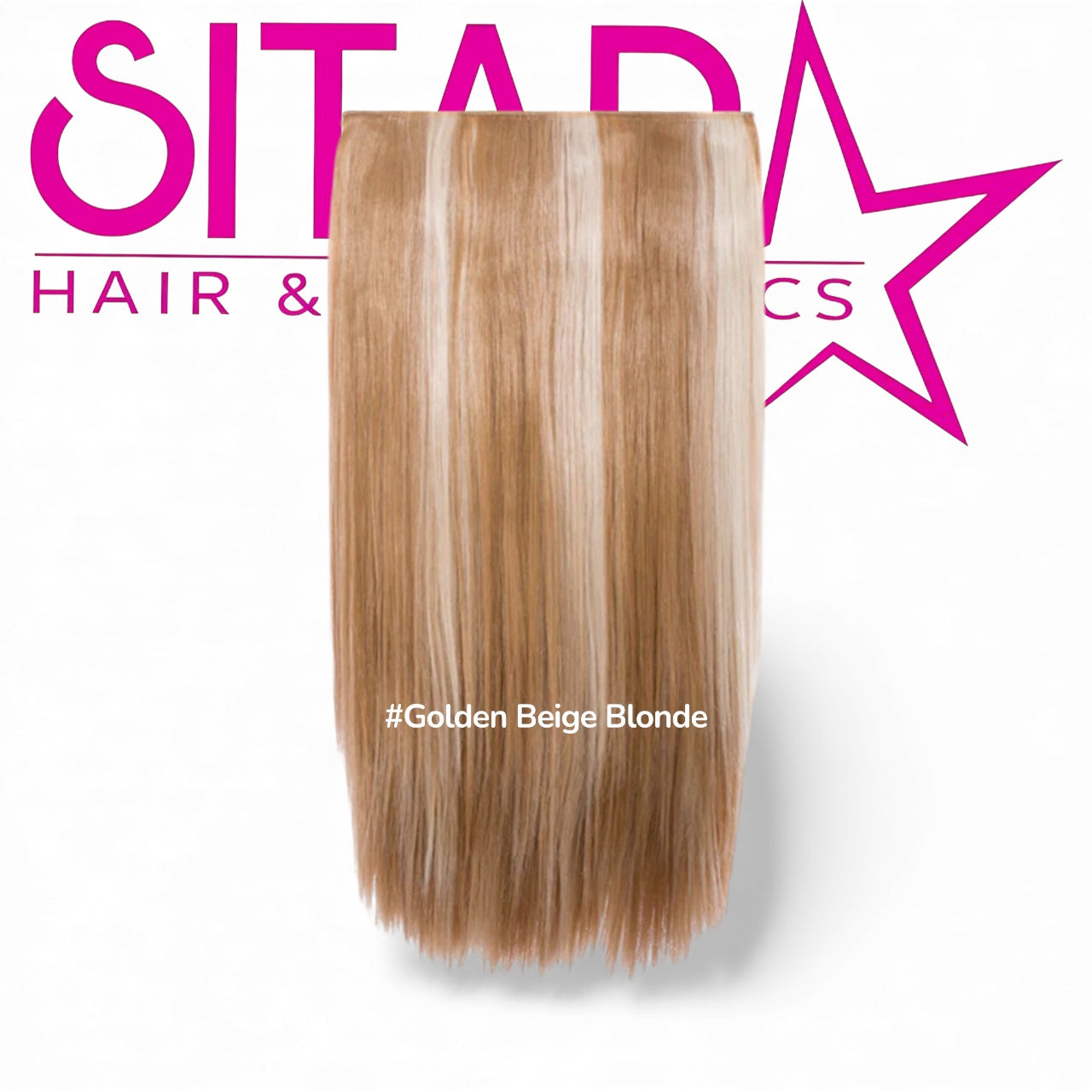 One Piece Straight Clip In Extension Heat Resistance Synthetic Hair