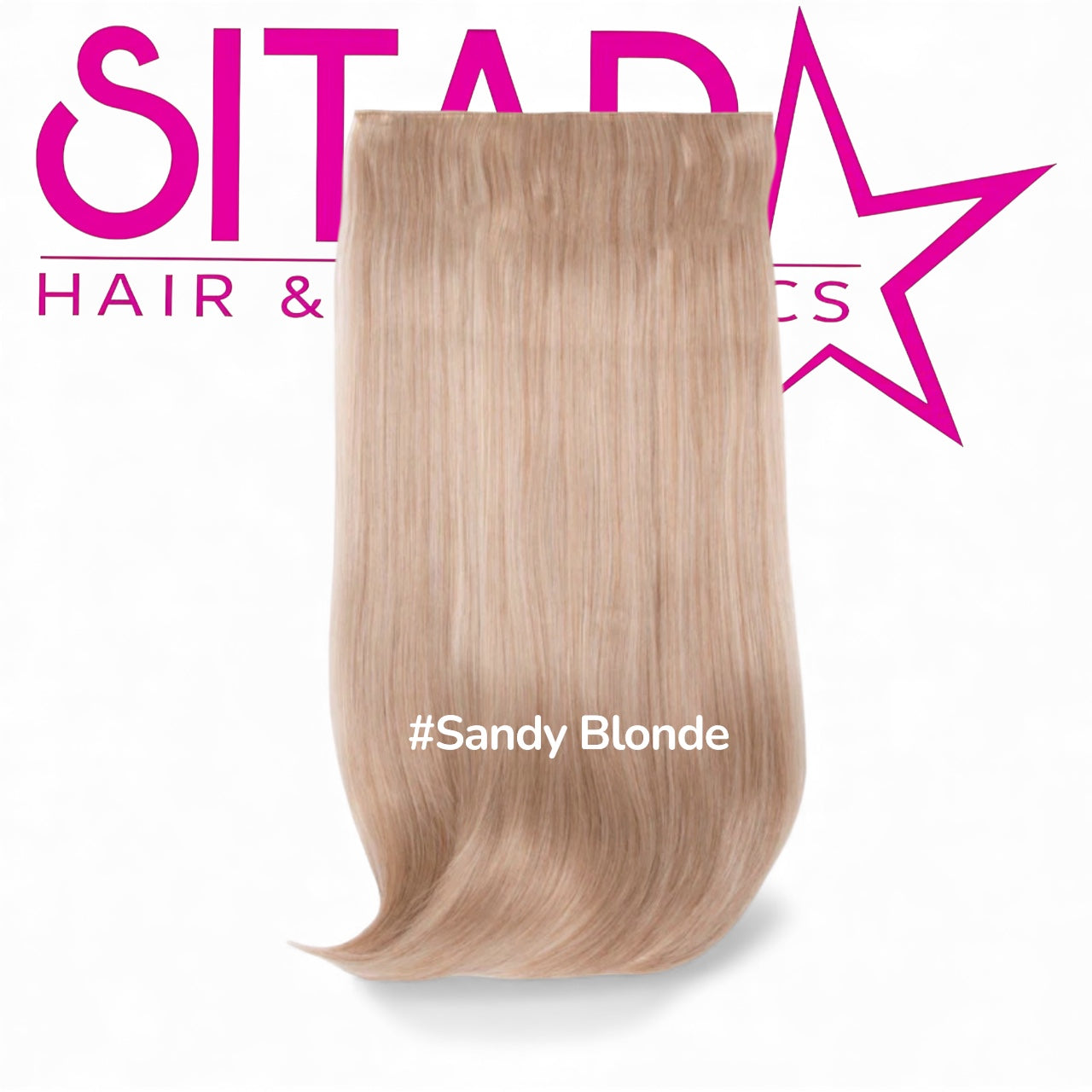 One Piece Straight Clip In Extension Heat Resistance Synthetic Hair