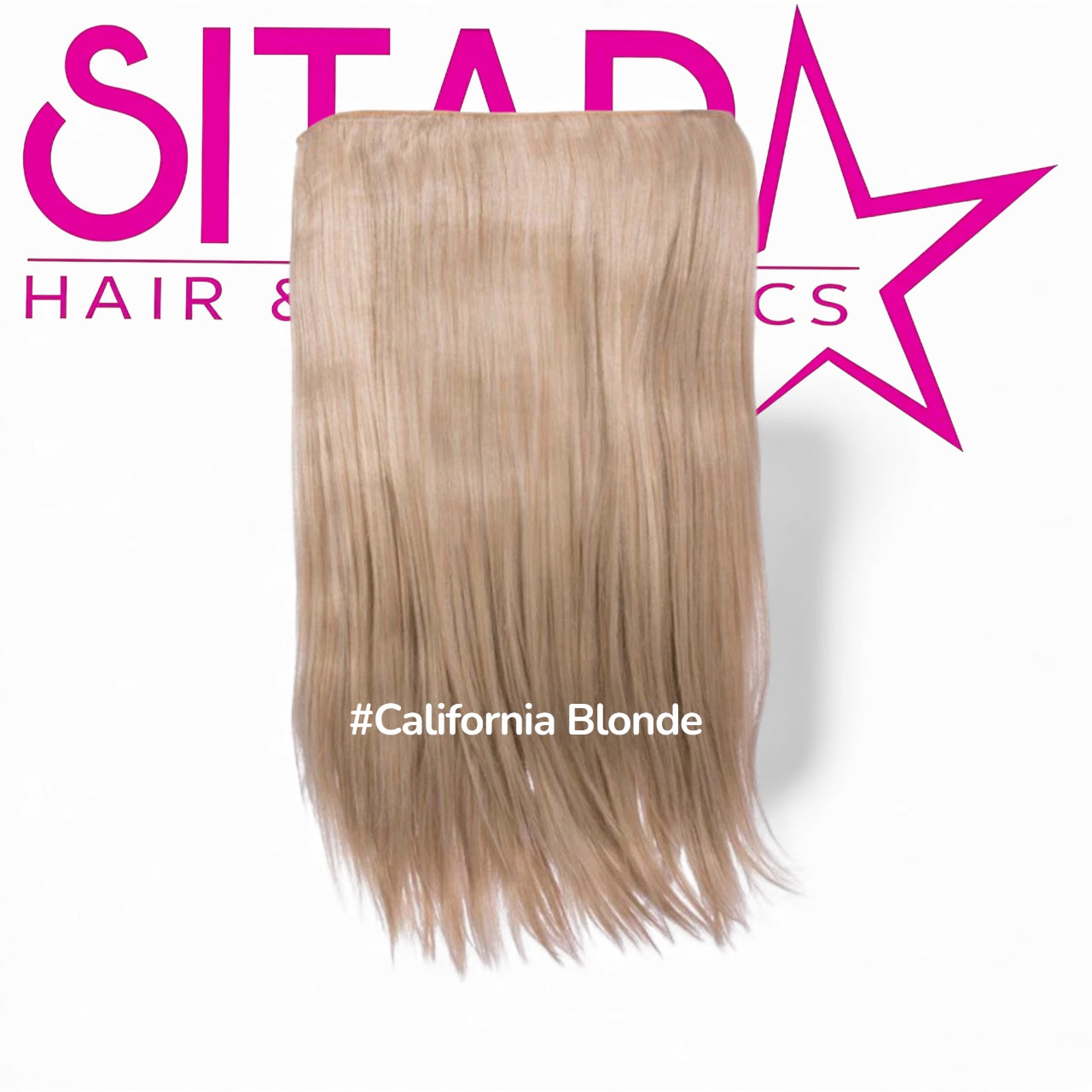 One Piece Straight Clip In Extension Heat Resistance Synthetic Hair