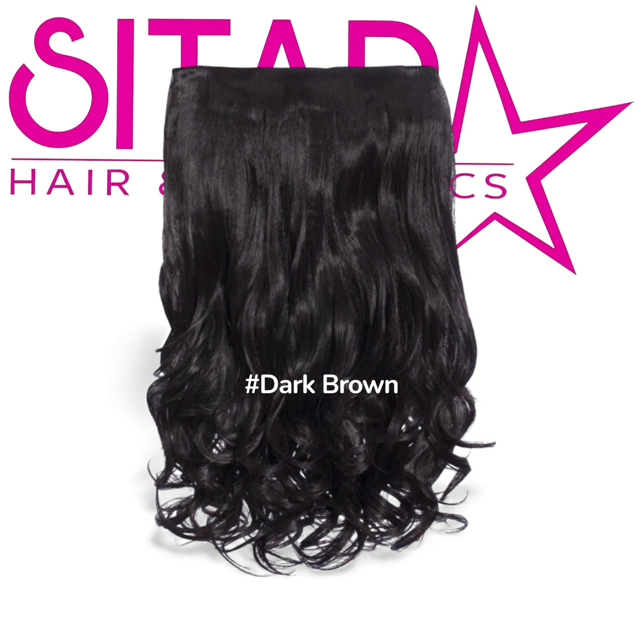 One Piece Curly Clip In Extension Heat Resistance Synthetic Hair