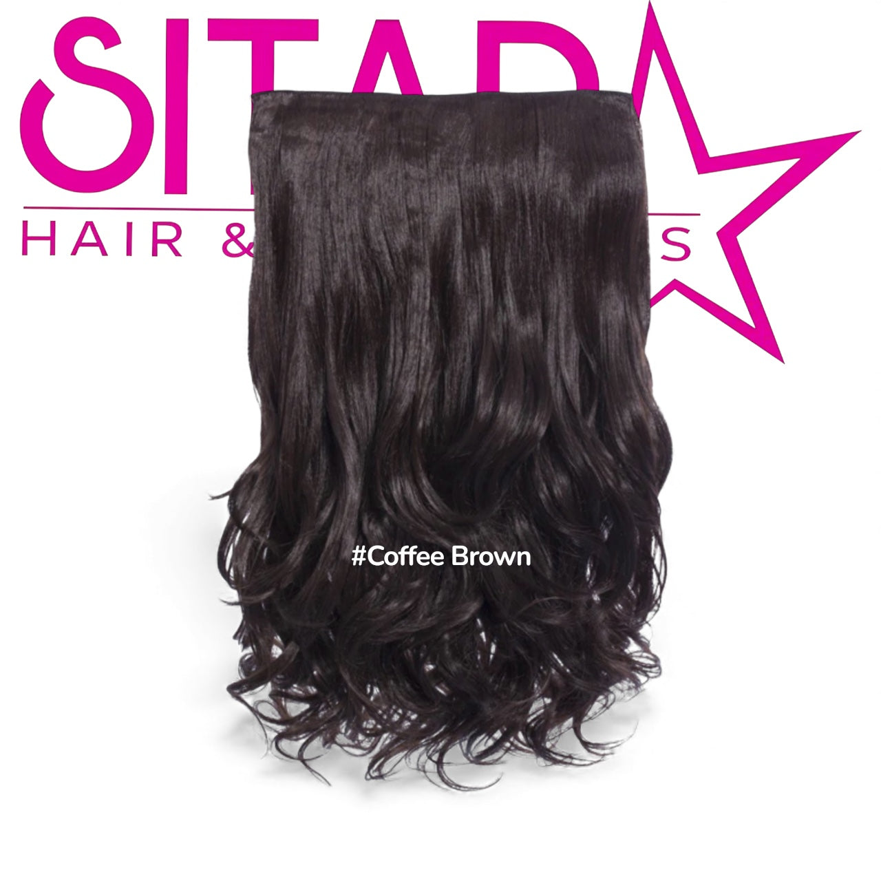 One Piece Curly Clip In Extension Heat Resistance Synthetic Hair