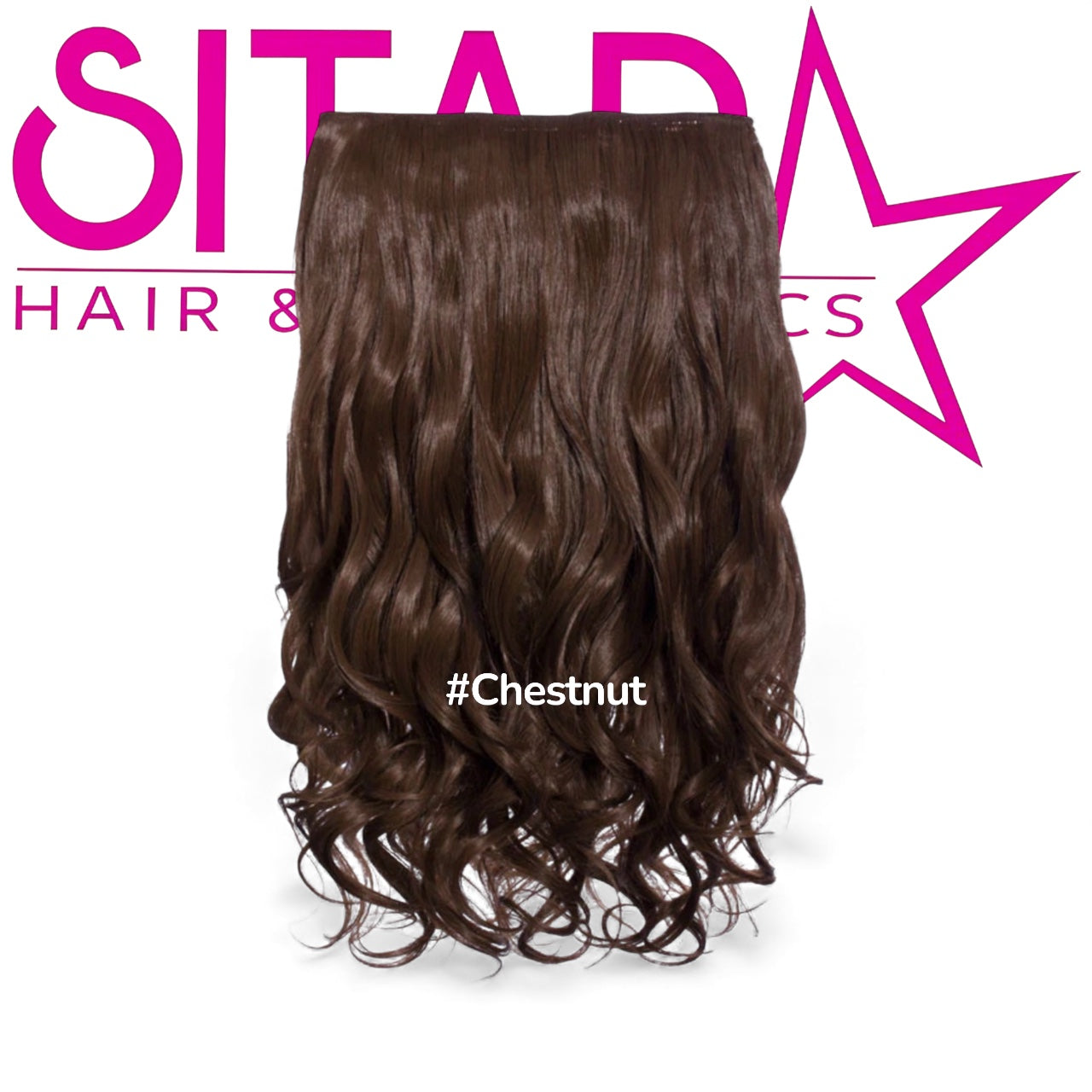 One Piece Curly Clip In Extension Heat Resistance Synthetic Hair