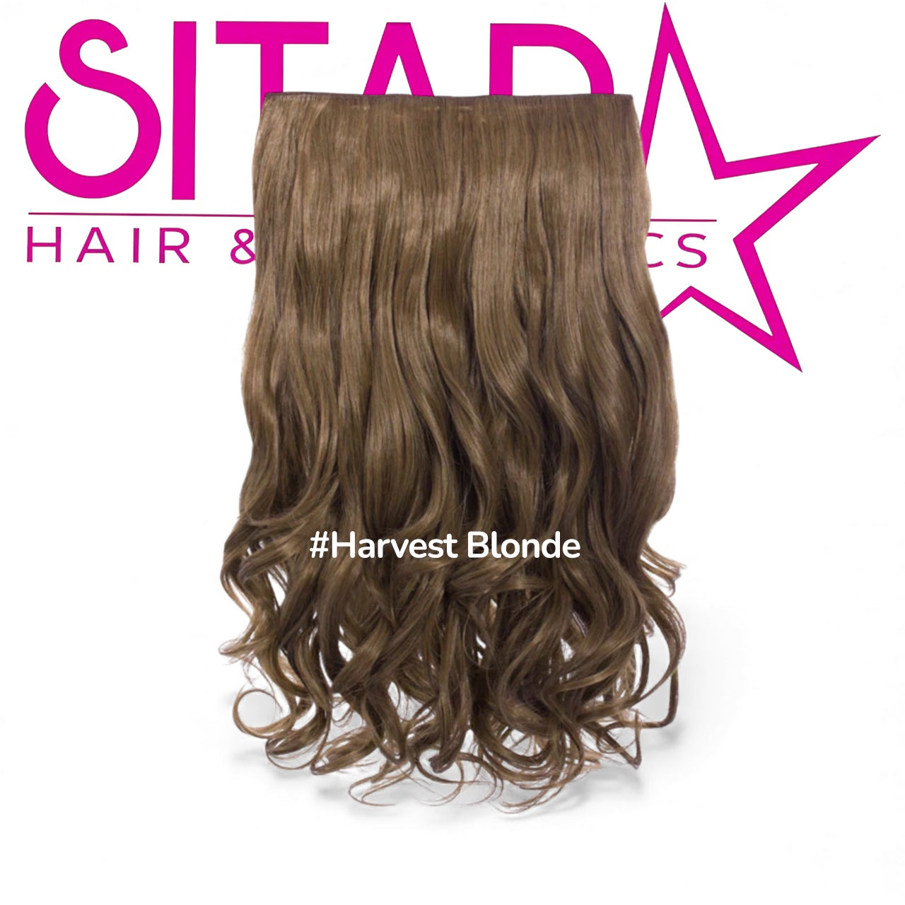 One Piece Curly Clip In Extension Heat Resistance Synthetic Hair