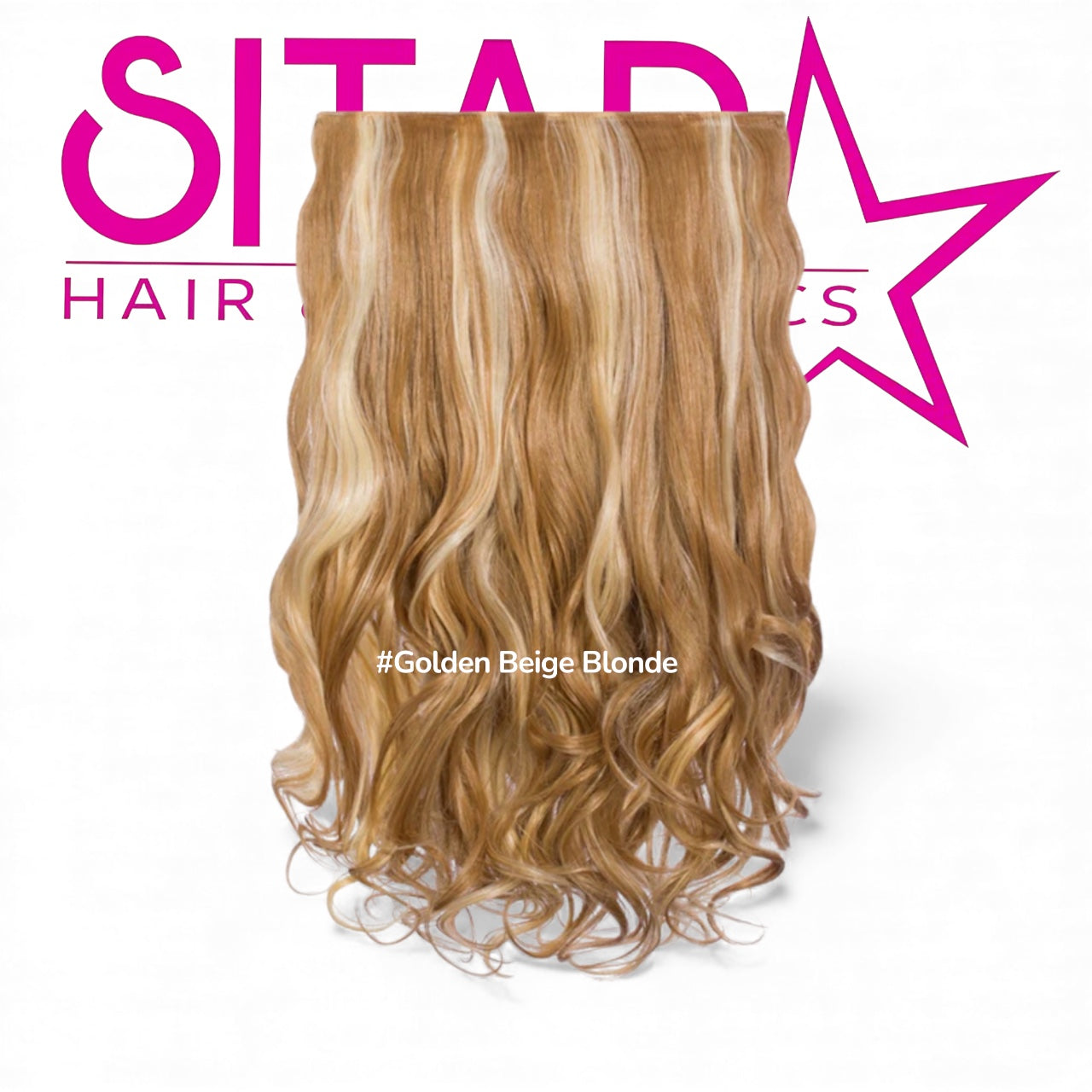 One Piece Curly Clip In Extension Heat Resistance Synthetic Hair