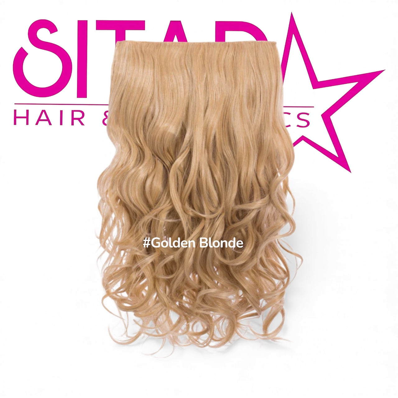 One Piece Curly Clip In Extension Heat Resistance Synthetic Hair