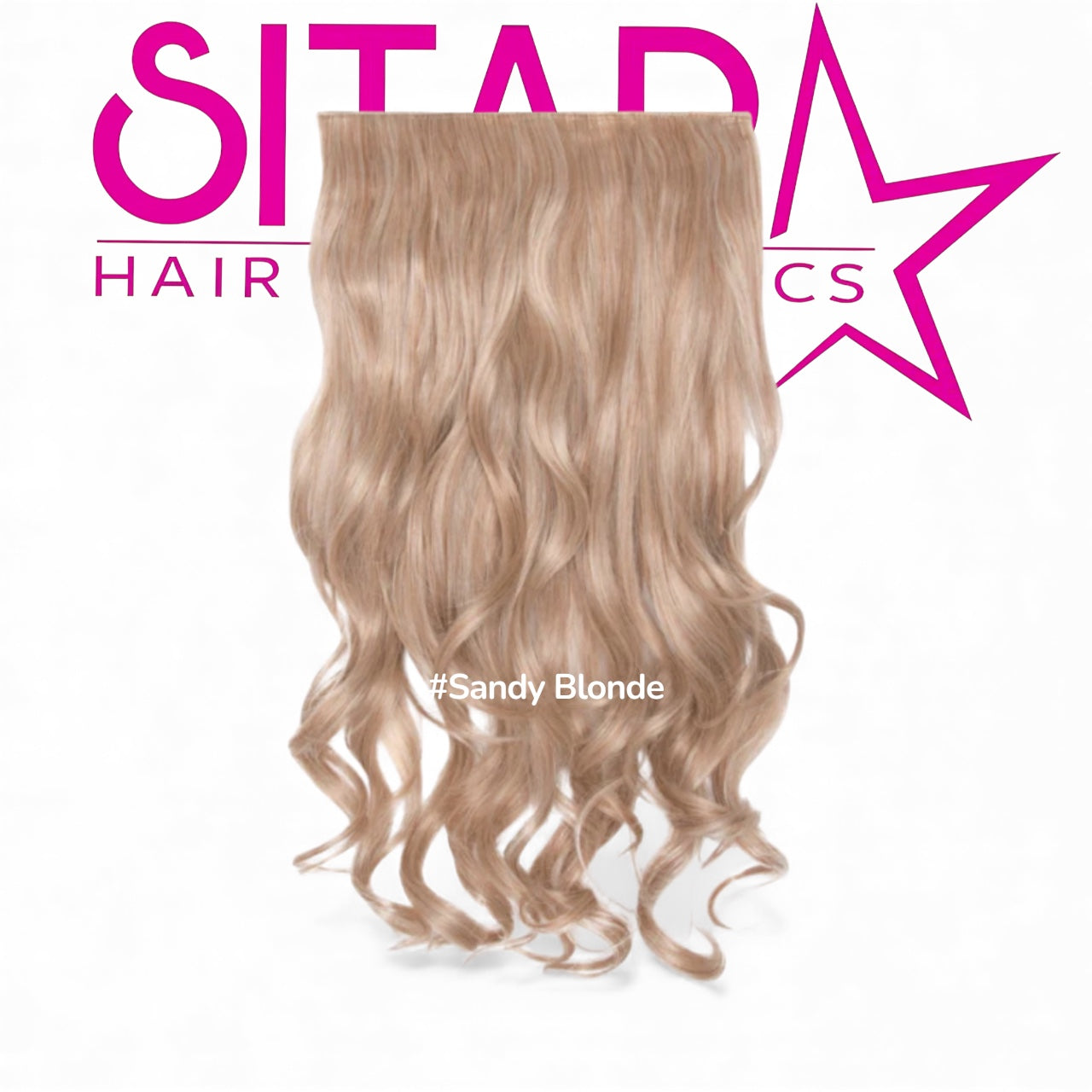 One Piece Curly Clip In Extension Heat Resistance Synthetic Hair