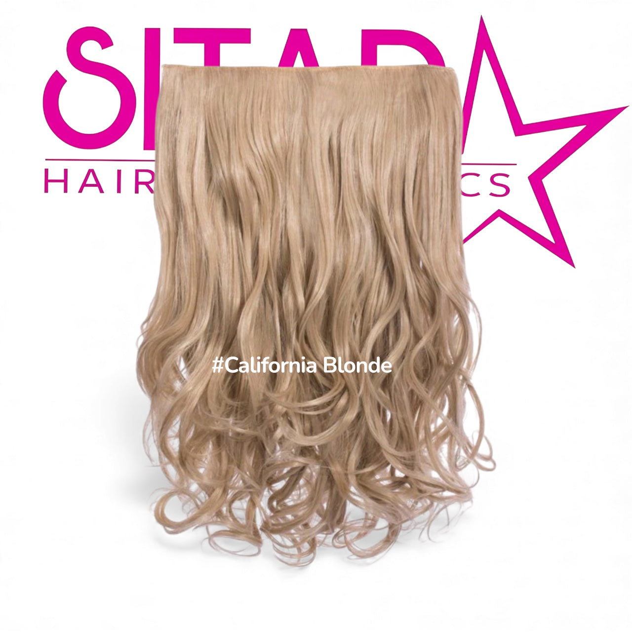 One Piece Curly Clip In Extension Heat Resistance Synthetic Hair