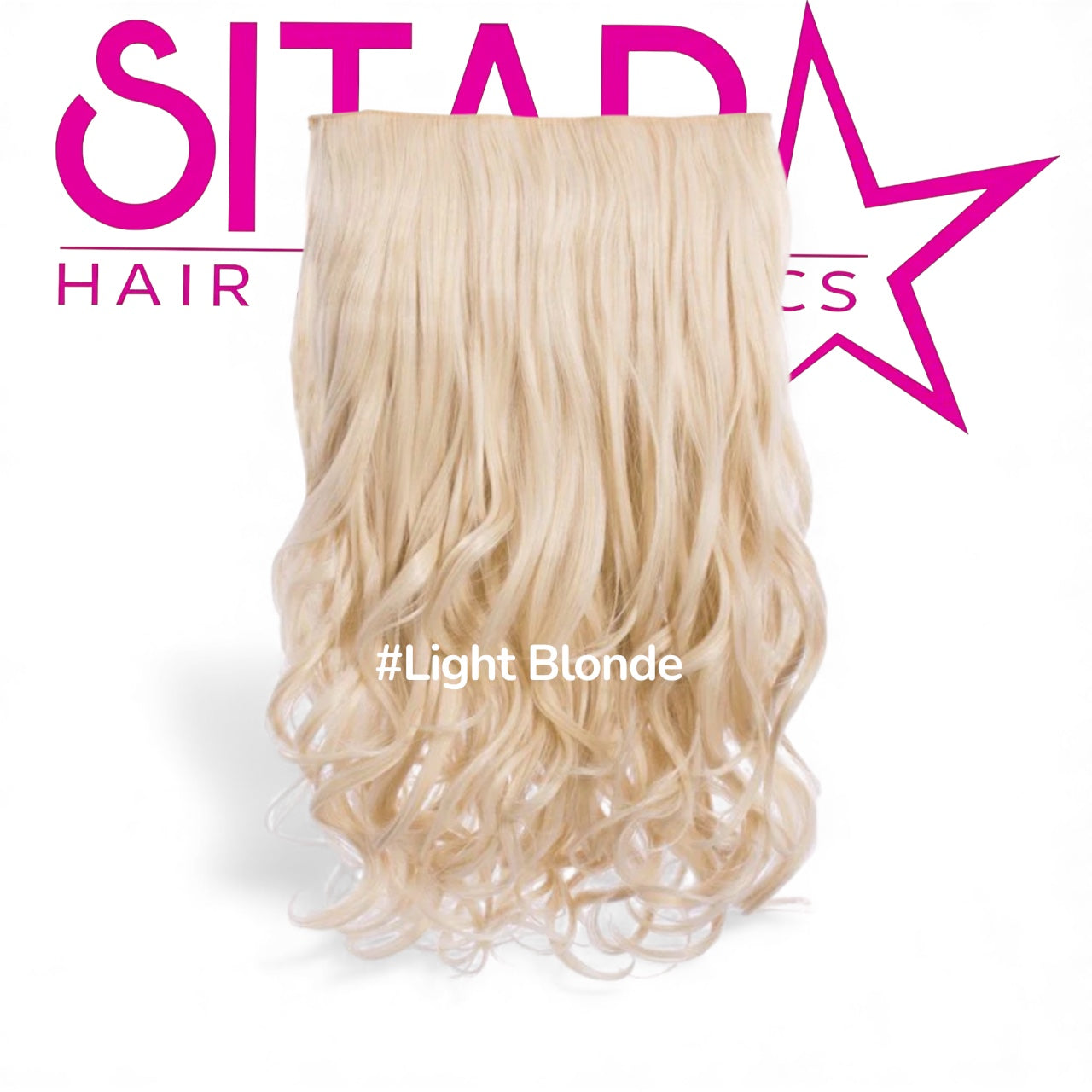 One Piece Curly Clip In Extension Heat Resistance Synthetic Hair