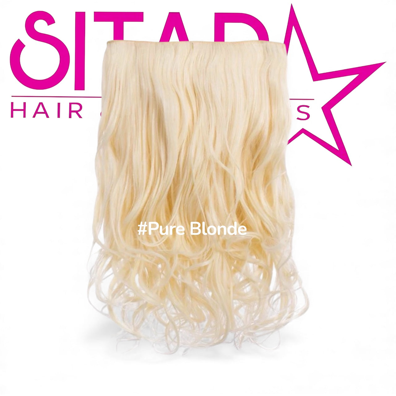 One Piece Curly Clip In Extension Heat Resistance Synthetic Hair