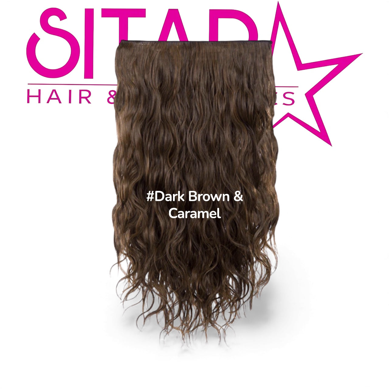 Kylie 3 pcs Beach Wave 20″ Clips-in Hair Extension